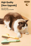 Self Cleaning Pet Grooming Brush – Removes Loose Fur in Seconds