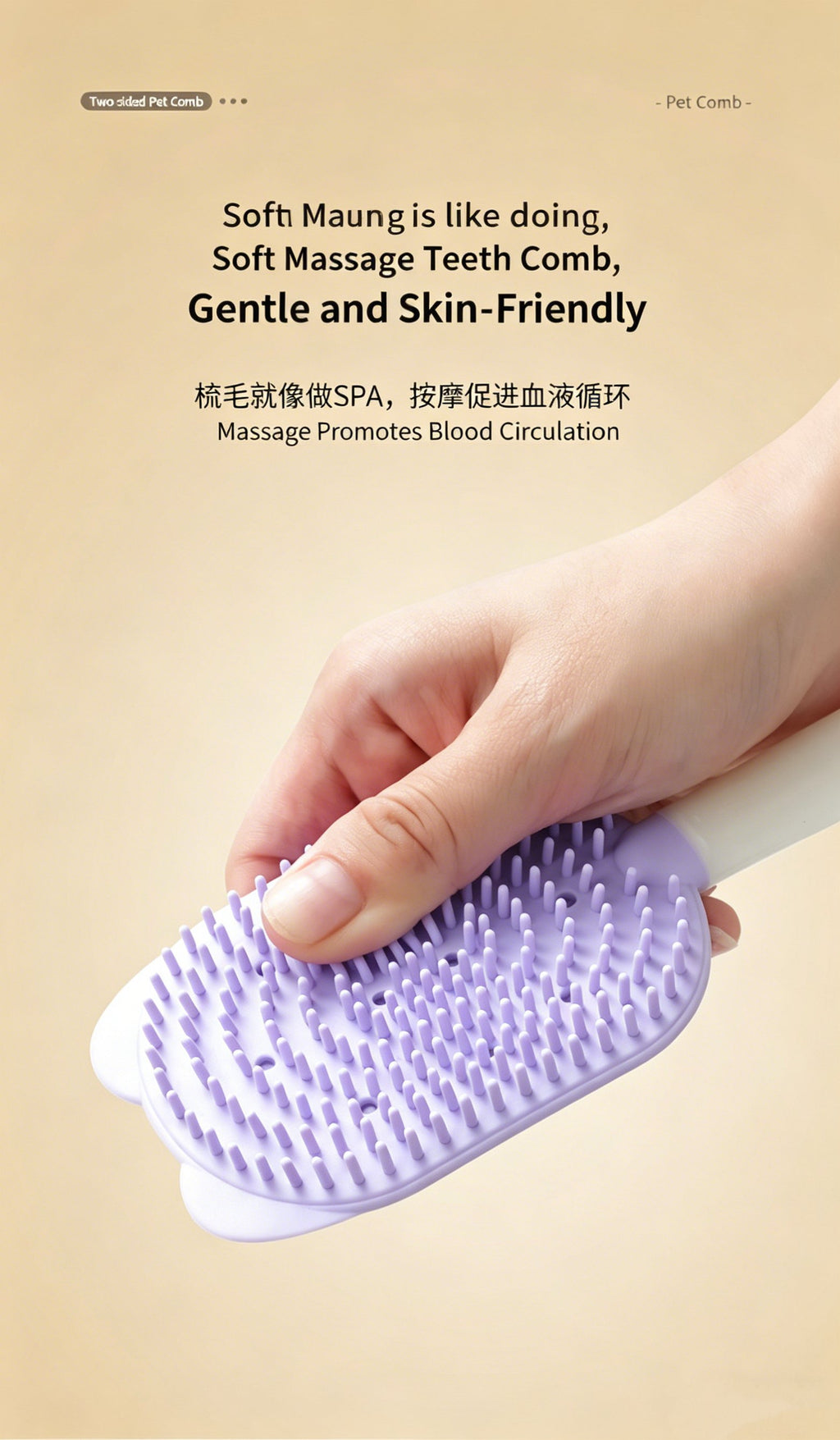 Self Cleaning Pet Grooming Brush