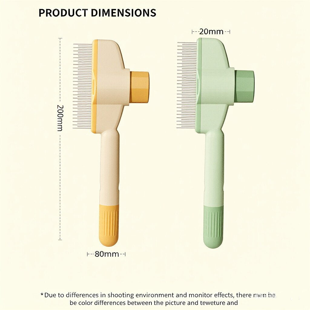 Self Cleaning Pet Grooming Brush – Removes Loose Fur in Seconds